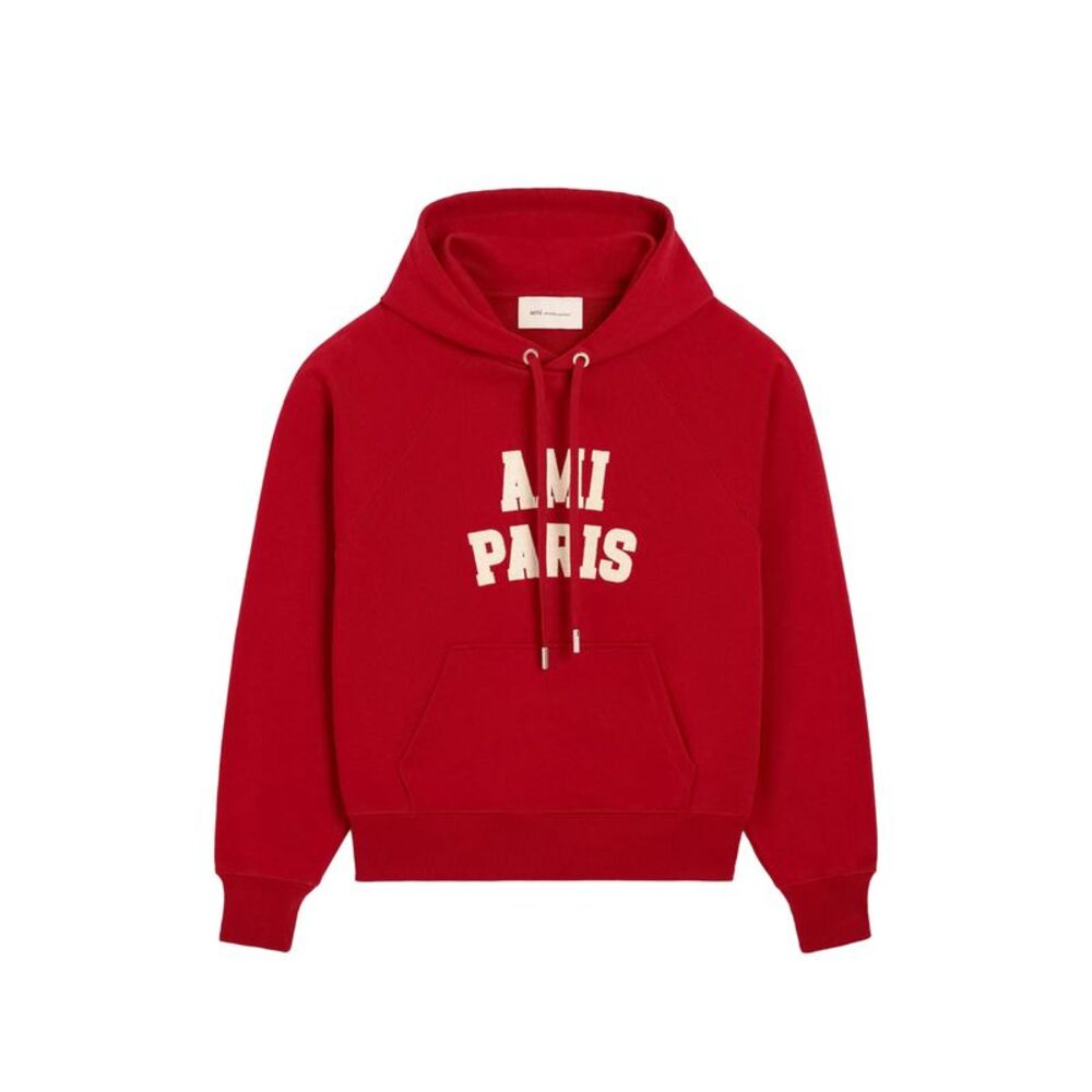 Ami Paris Red Sweaters & Knitwear - Hoodies Men